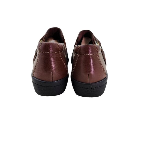 Clarks Women's Cheyn Fame Leather Slip-On Shoes - 6M - Picture 5 of 10